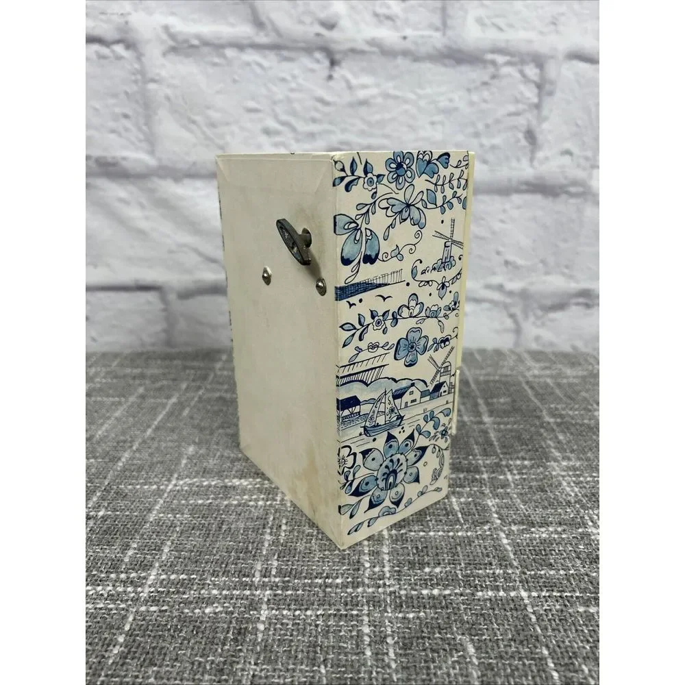 Windmill Music‎ Jewelry Box Japan Vintage Drawers Needs Repair Does Not Wind Up